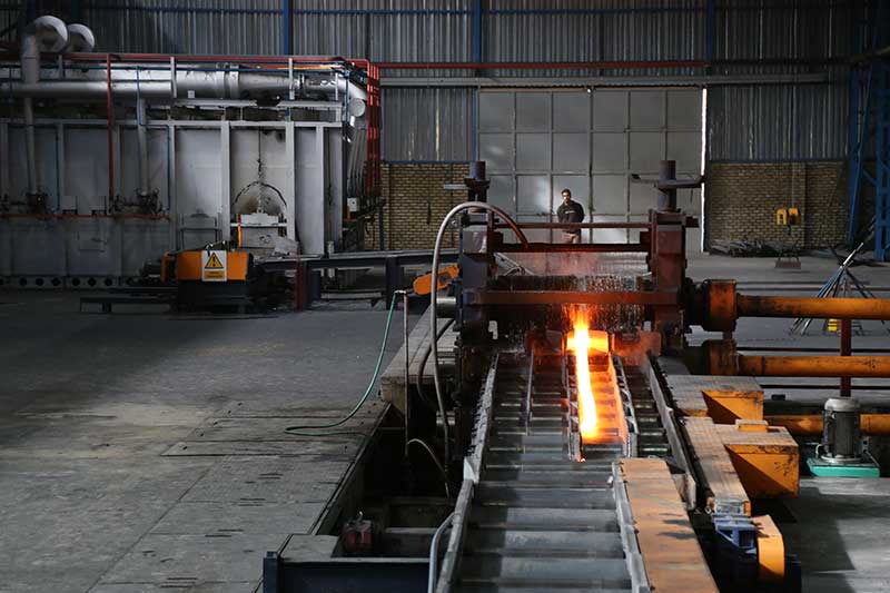 روش نورد گرم برای تولید میلگرد آجدار