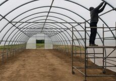 ساخت گلخانه با لوله‌‌های فولادی؛ از طراحی تا اجرا