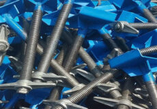 مصرف میلگرد ساده برای بولت قالب بندی و سر جک